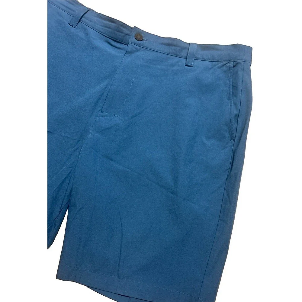Banana Republic Mens 40 Chino Blue Cotton Blend Stretch Golf Performance Shorts